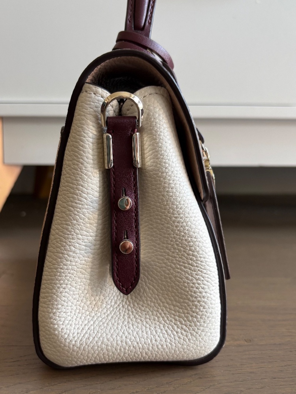 Kate Spade ♠️ Grace Small Top-Handle Satchel in Blush Multi - Picture 9 of 13